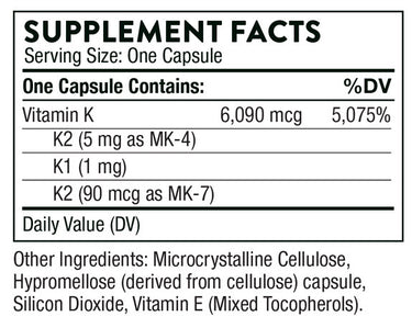 Vitamin K - Thorne